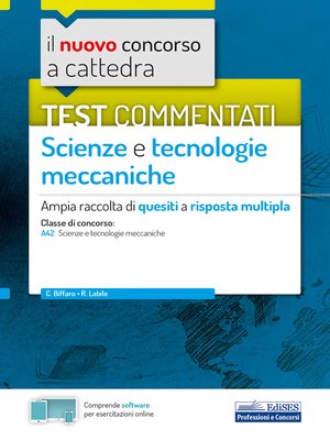 cover image of Test commentati Scienze e Tecnologie meccaniche